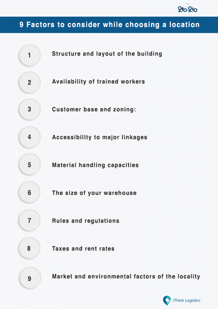 factors to consider while choosing a location