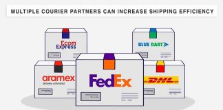 multiple courier partners can increase shipping efficiency
