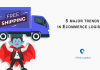 5 mjaor trends in ecommece logstics