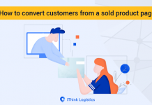 converting customers from a sold product page