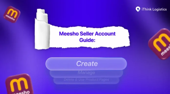 Image shows the Title in bold "Meesho Seller Account Guide"