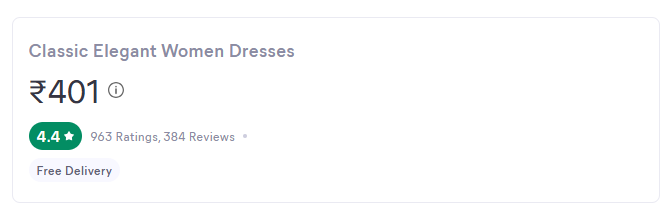 example of good product title on Meesho