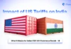 Impact of US Tariffs on India. What It Means for Indian D2C & E-Commerce Brands Impact of US tarrif in India