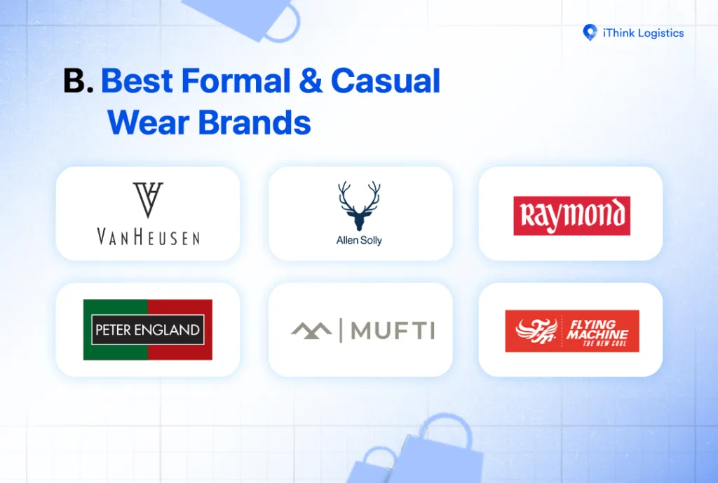 Best Formal & Casual Wear Brands