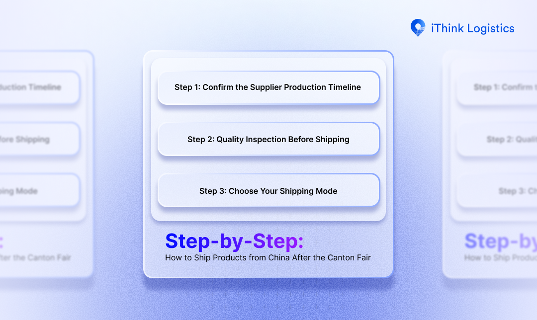 How to Ship Products from China After the Canton Fair