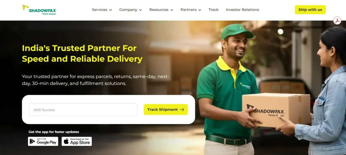 Shadowfax homepage