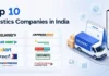 top 10 logistics companies in India 2026 featured image having all logistics companies logo in the image
