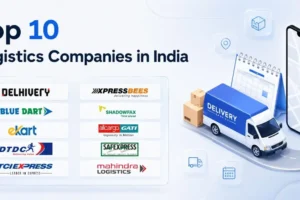 top 10 logistics companies in India 2026 featured image having all logistics companies logo in the image